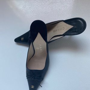 authentic chanel mules